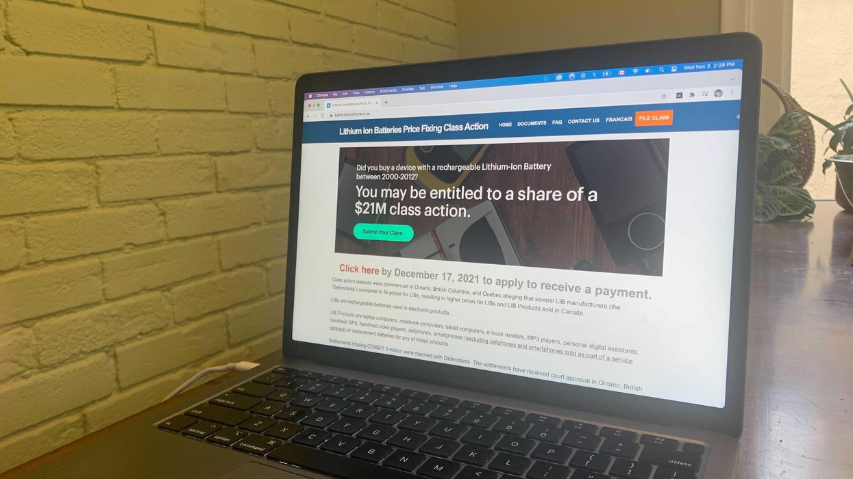 Canada's Lithium-Ion Battery Class Action Ends Soon & You Can Get Money For Your Electronics