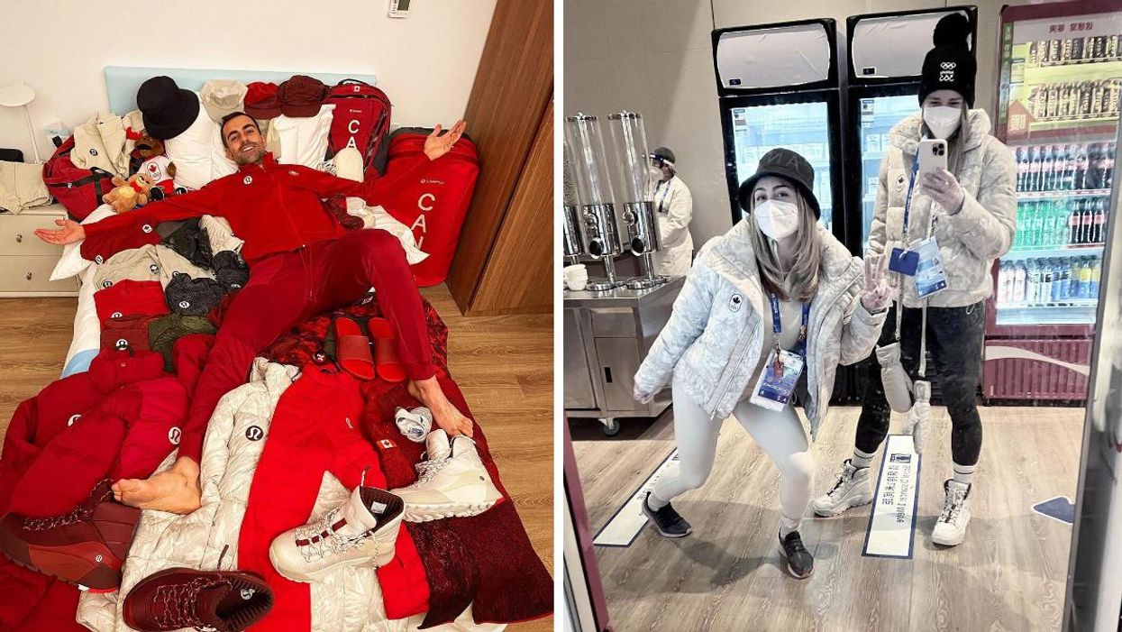 Canada's Olympic Athletes Are Arriving In Beijing & Sharing What It's Like At The Games