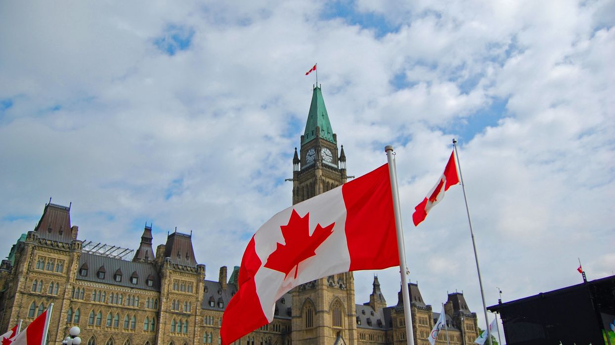 Canada's parliament building.