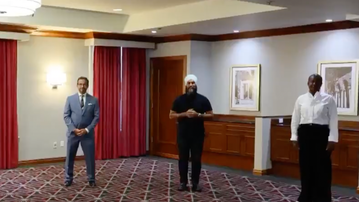 Canada's Party Leaders Shared A Video Message About Vaccines & It's Awkward As Heck