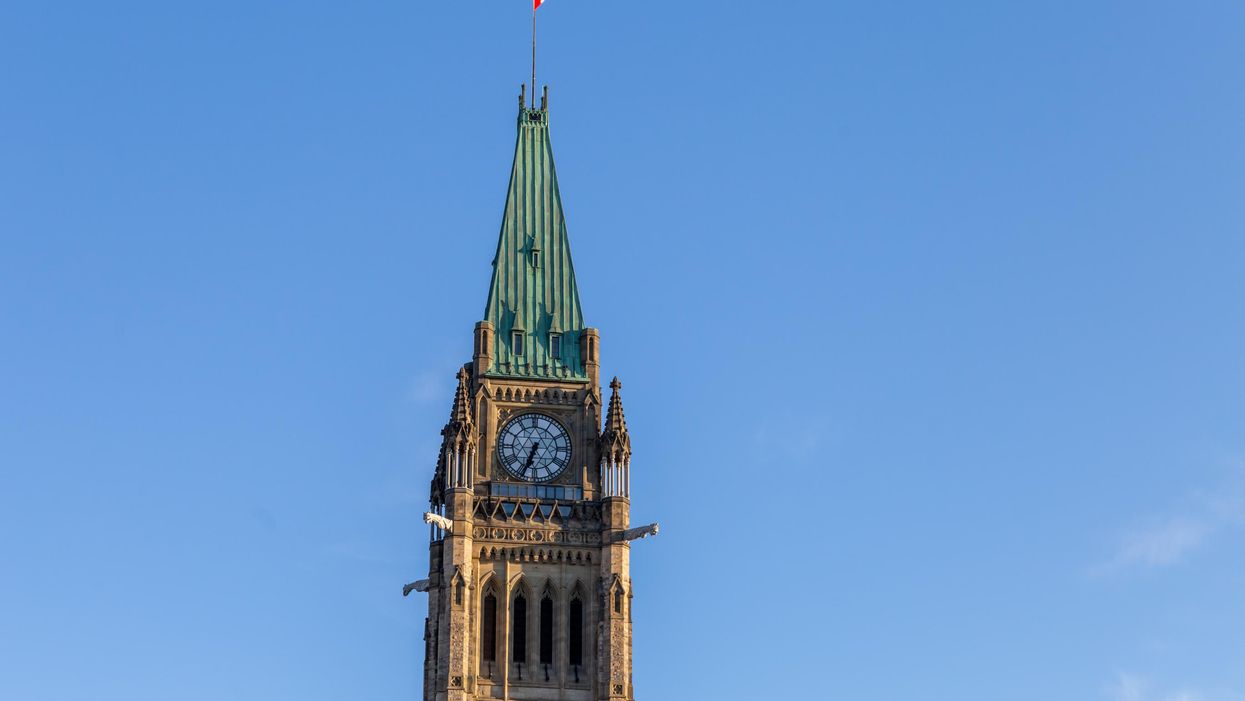 Canada's Peace Tower clock in Ottawa.