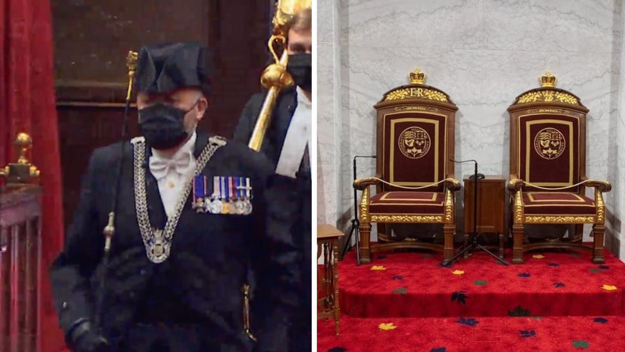 Canada's Throne Speech Included A Cameo From The 'Usher Of The Black Rod' & He Looked FANCY