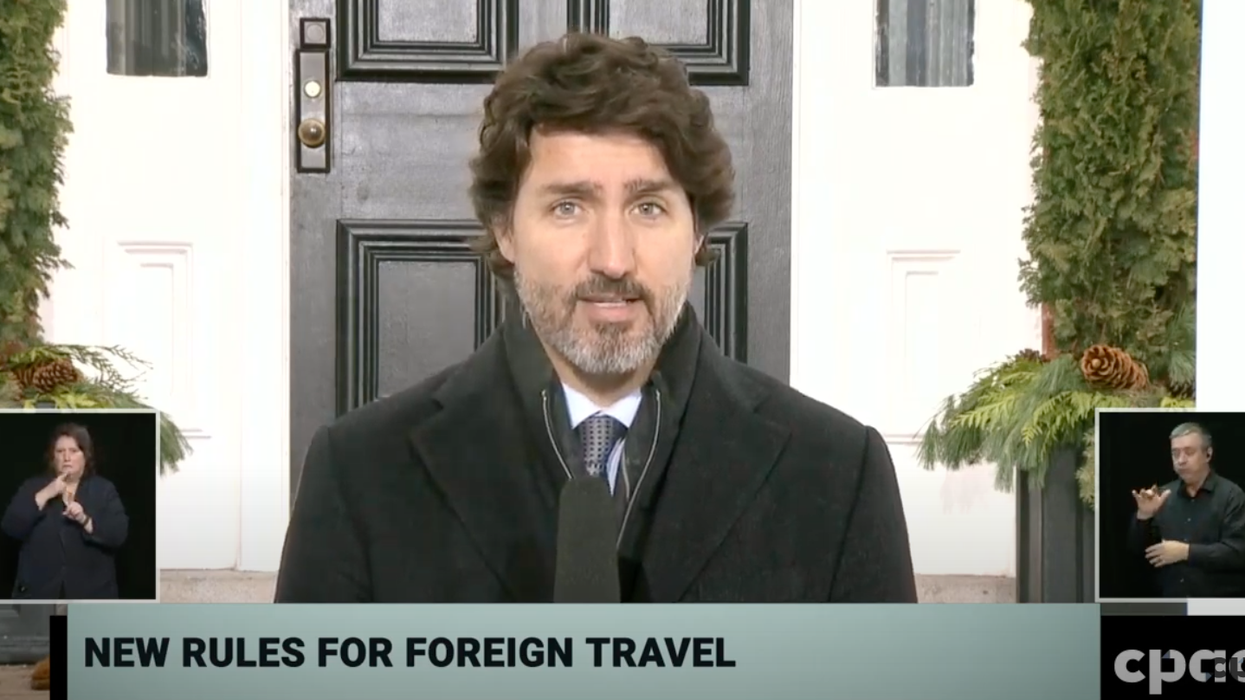 Canada's Travel Rules Are 'Very Clear' & No One Should Be Abroad Right Now Says PM
