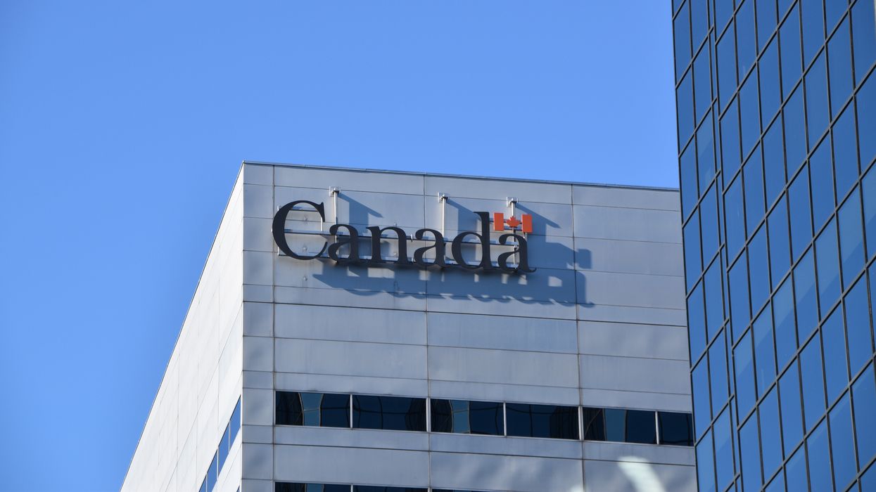 canada sign on a government building