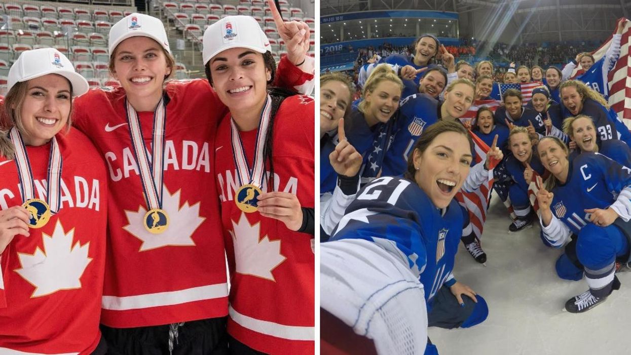 Canada & The US Will Play For Women's Hockey Gold After Both Men's Teams Were Sent Home