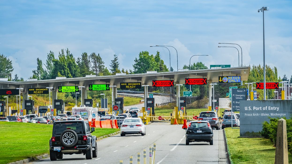 Canada-U.S. land crossing.