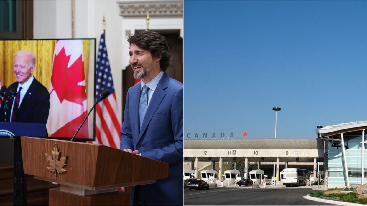 Canada-US Border Reopening Depends On Vaccinations Here Says Trudeau