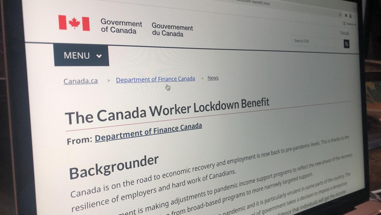 Canada Worker Lockdown Benefit Won’t Be Available To Unvaccinated People Who Get Fired