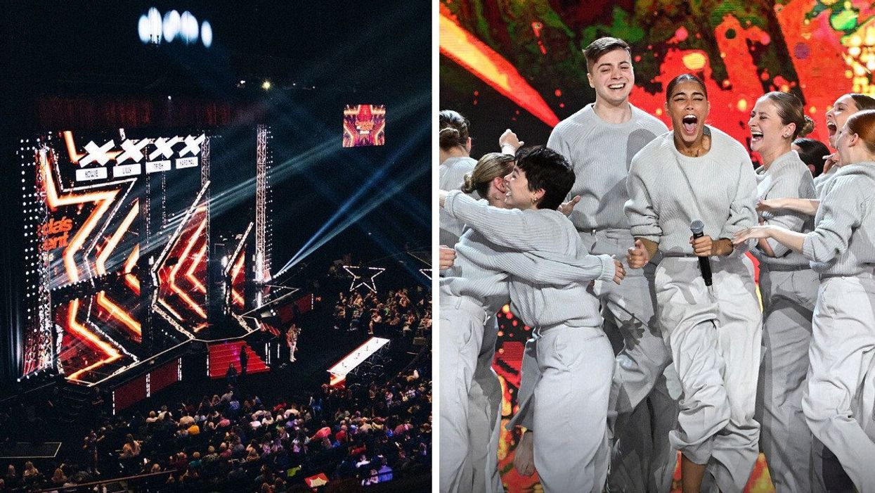 Canada’s Got Talent saison 2. Droite : La troupe québécoise Conversion Dance Crew.