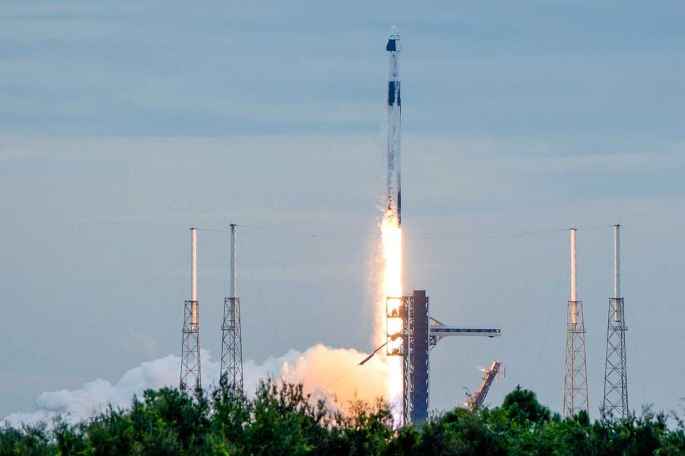 Canadian astronaut reaches space station