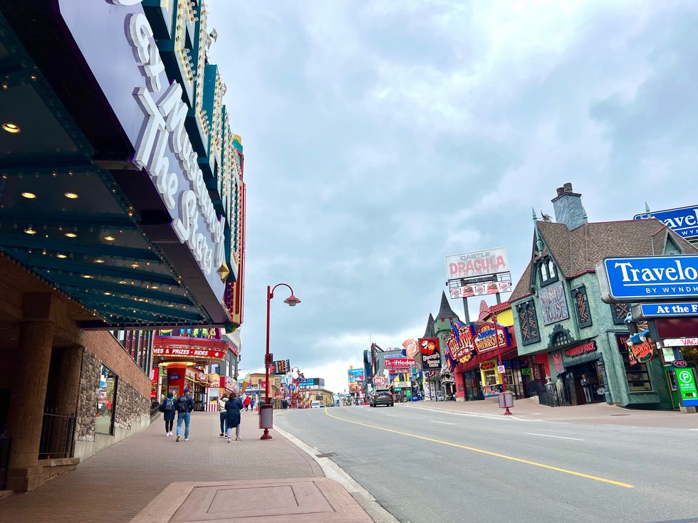 Canadian attractions at Niagara Falls.