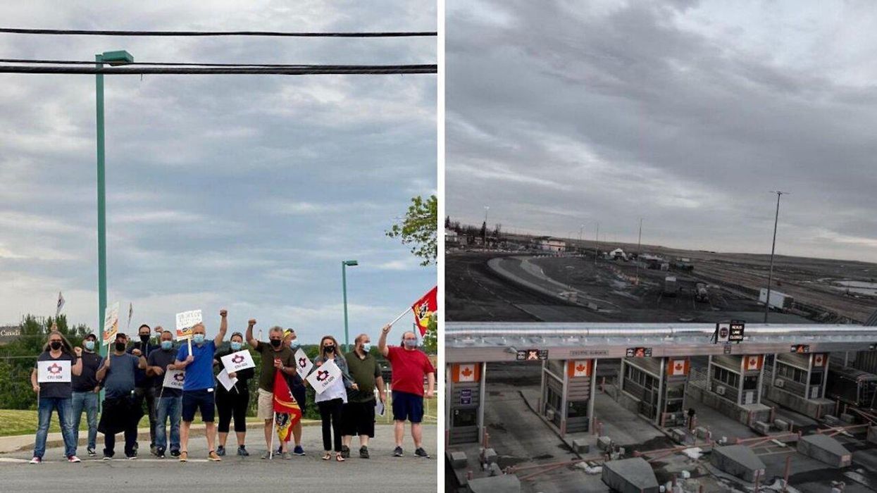 Canadian Border Workers Have Stopped Striking Just In Time For The Border Reopening