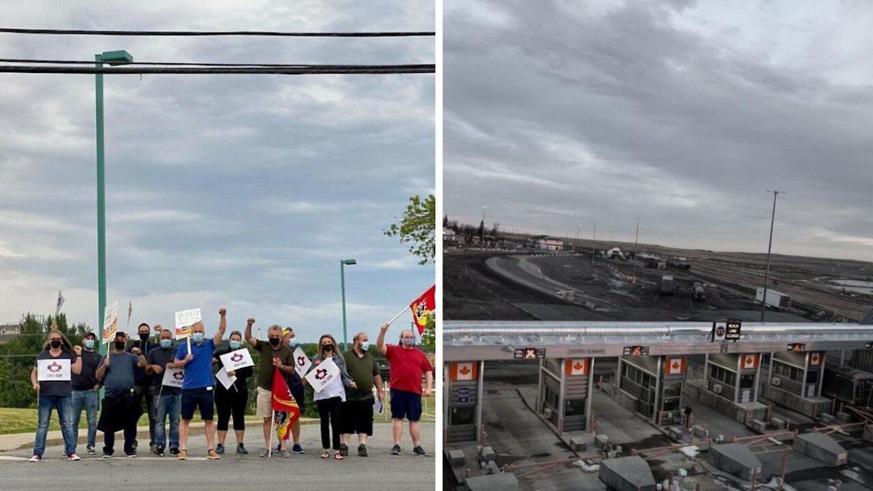Canadian Border Workers Have Stopped Striking Just In Time For The Border Reopening