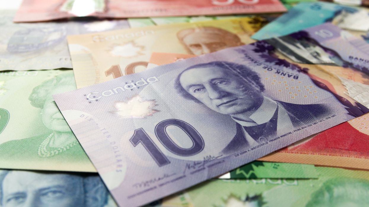 Canadian cash.