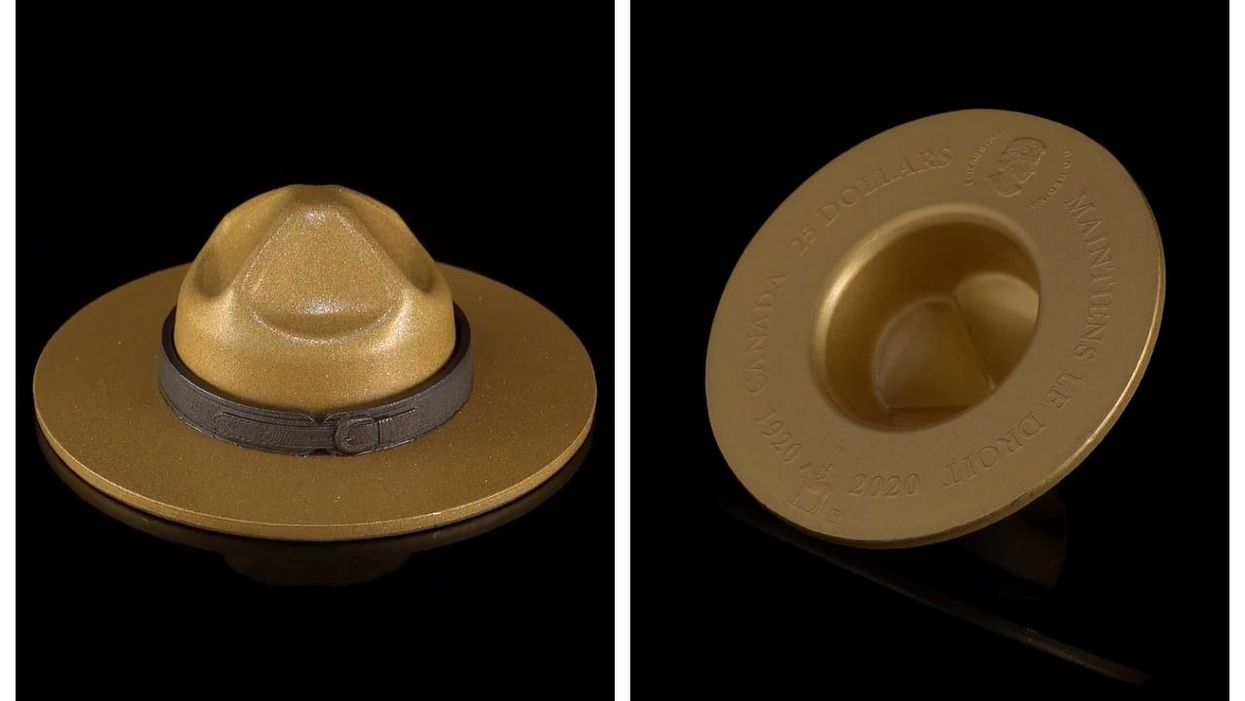 Canadian Coins Include This Unique Mountie Hat-Shaped One