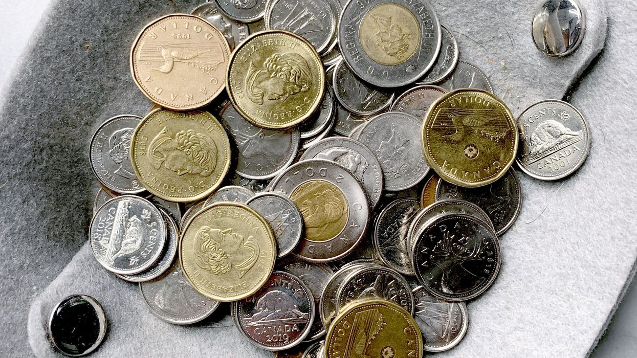 Canadian coins.