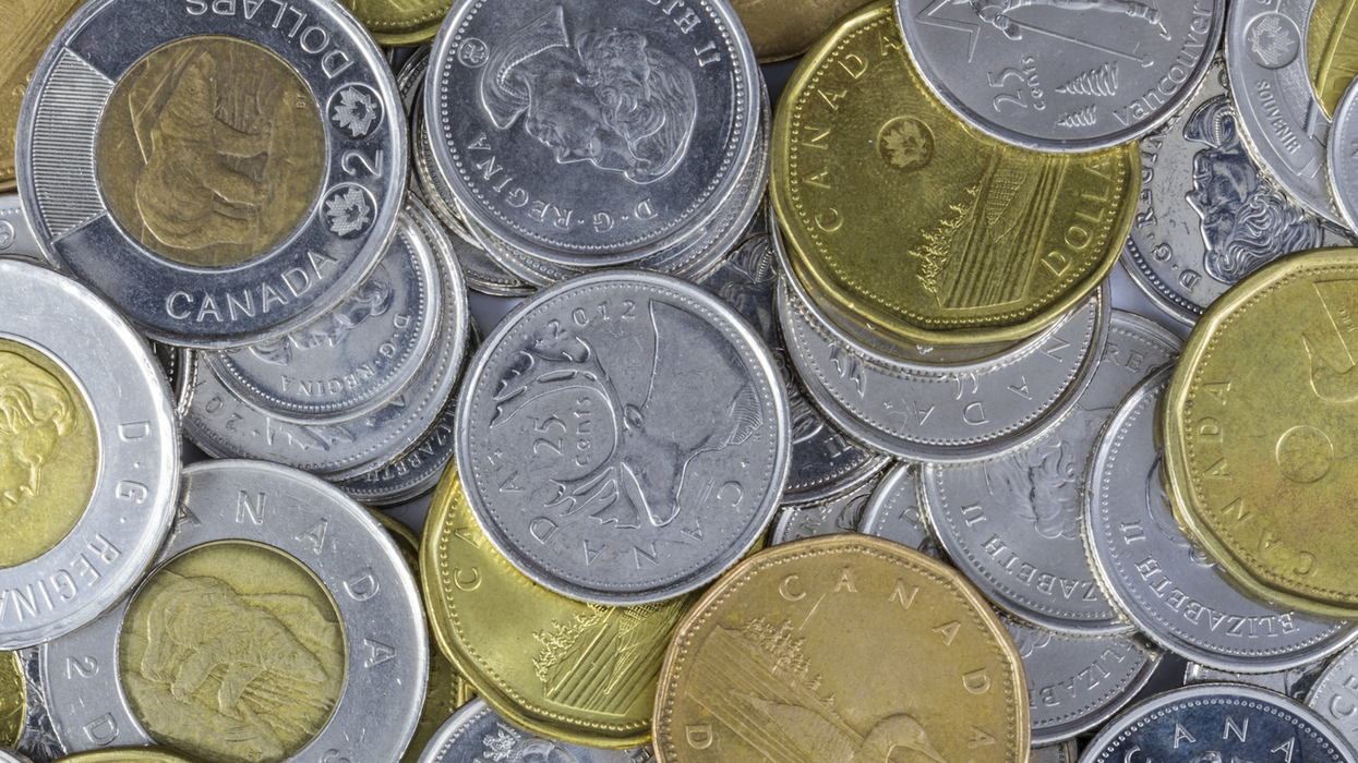Canadian coins.