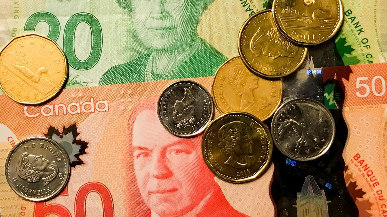 Canadian dollars.