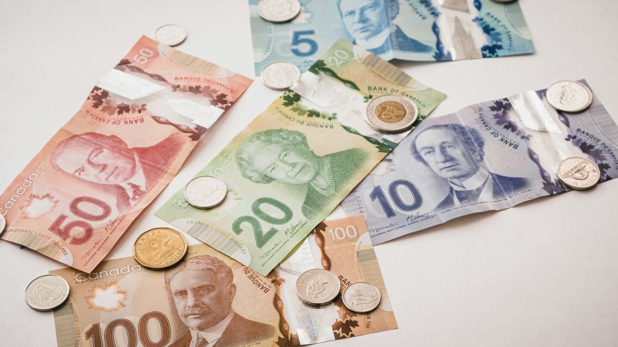 Canadian dollars.