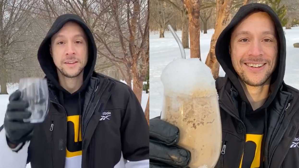 Canadian Iced Coffee Video Shows The Best Way To Make Hilarious Snow-Inspired Beverages