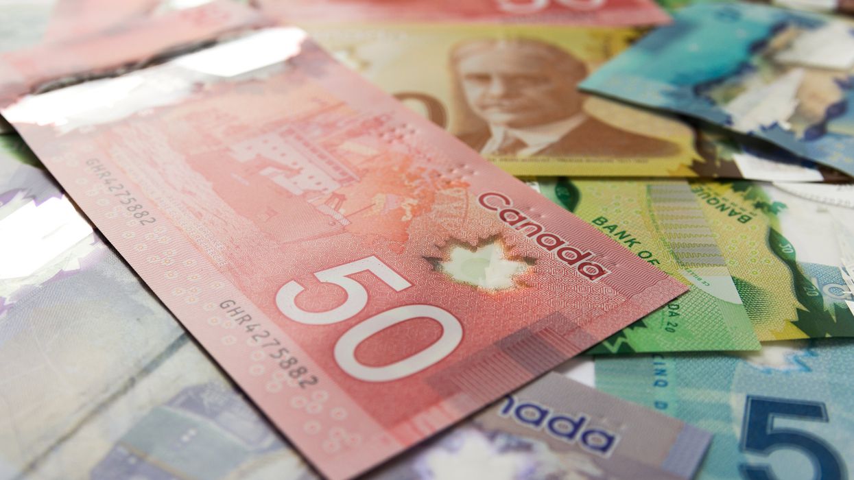 Canadian money (illustrative).
