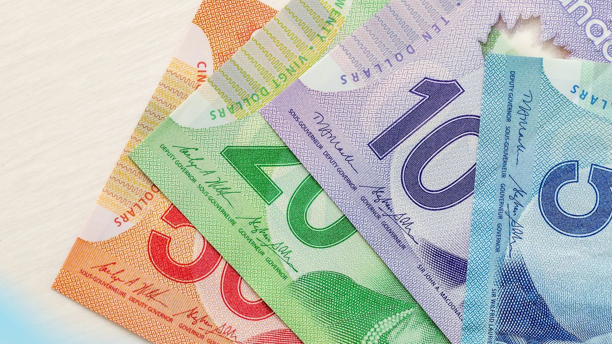 Canadian money (illustrative).