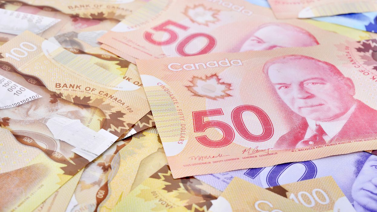 Canadian money (illustrative).