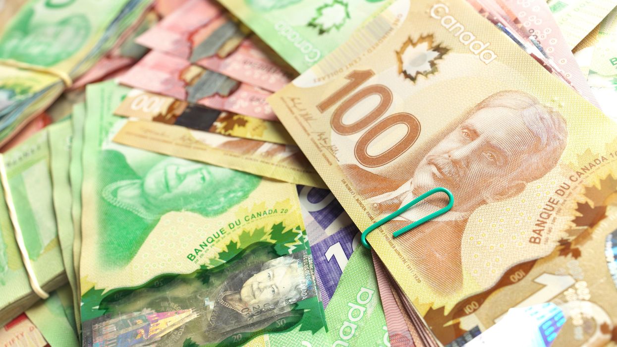 Canadian money (illustrative).