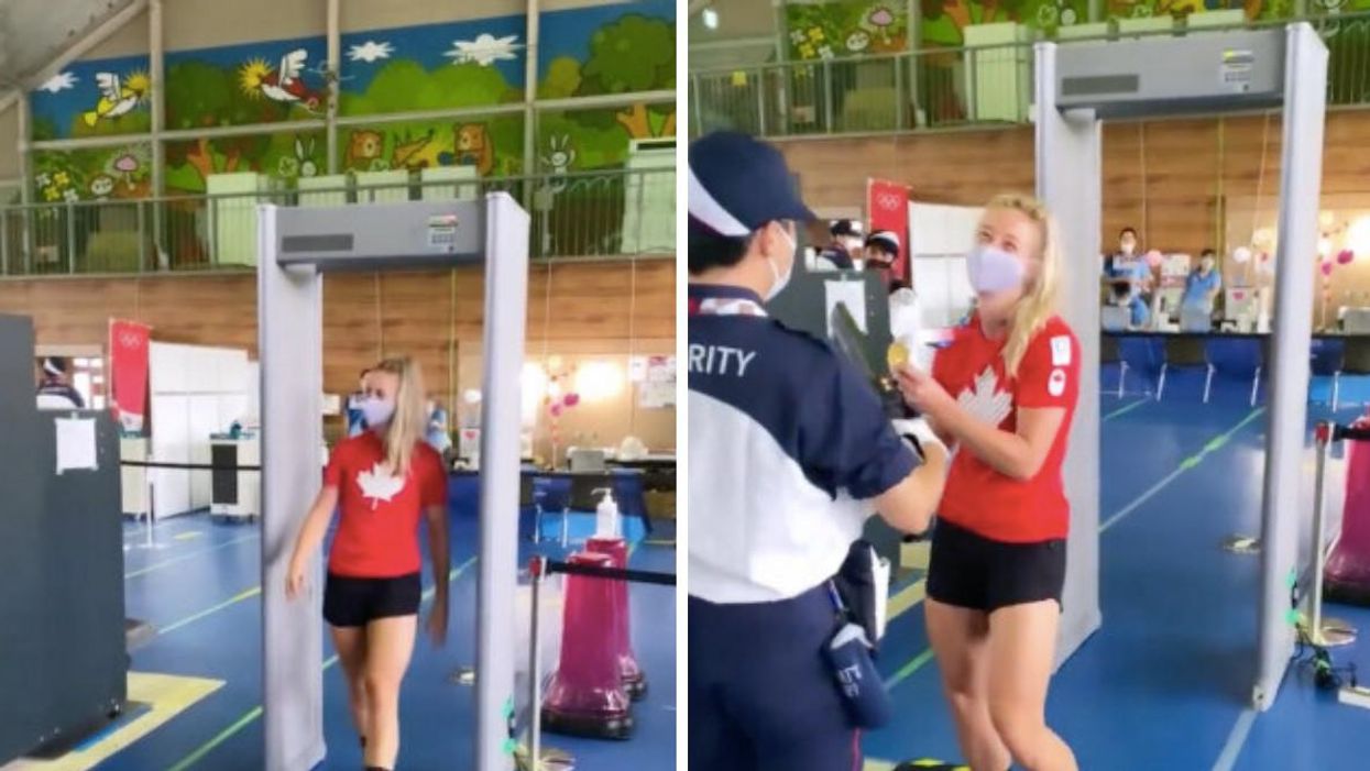 Canadian Olympian Kelsey Mitchell Pulls Off A Hilarious Airport Security Prank