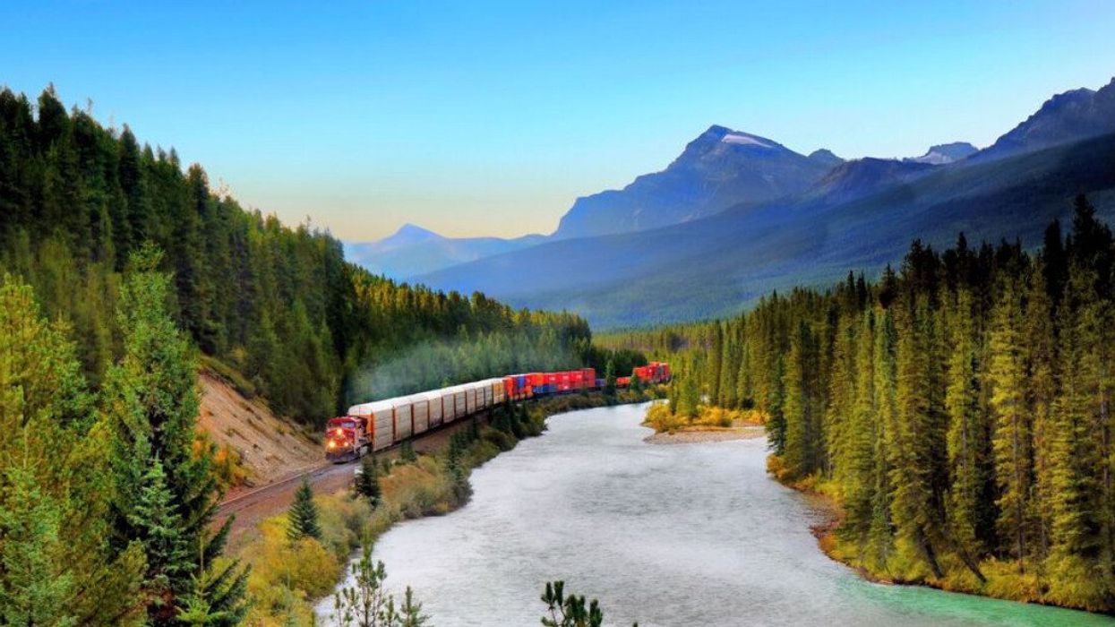 Canadian Pacific Railway train.