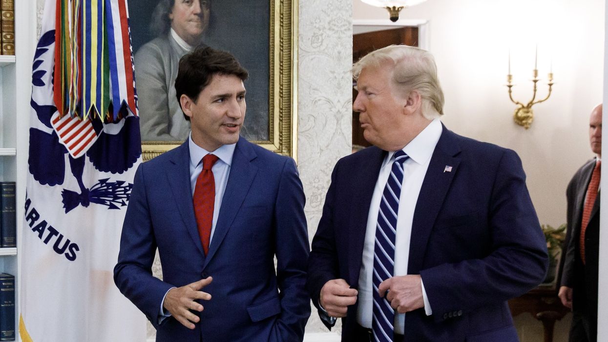Canadian Prime Minister Justin Trudeau and U.S. President-elect Donald Trump.