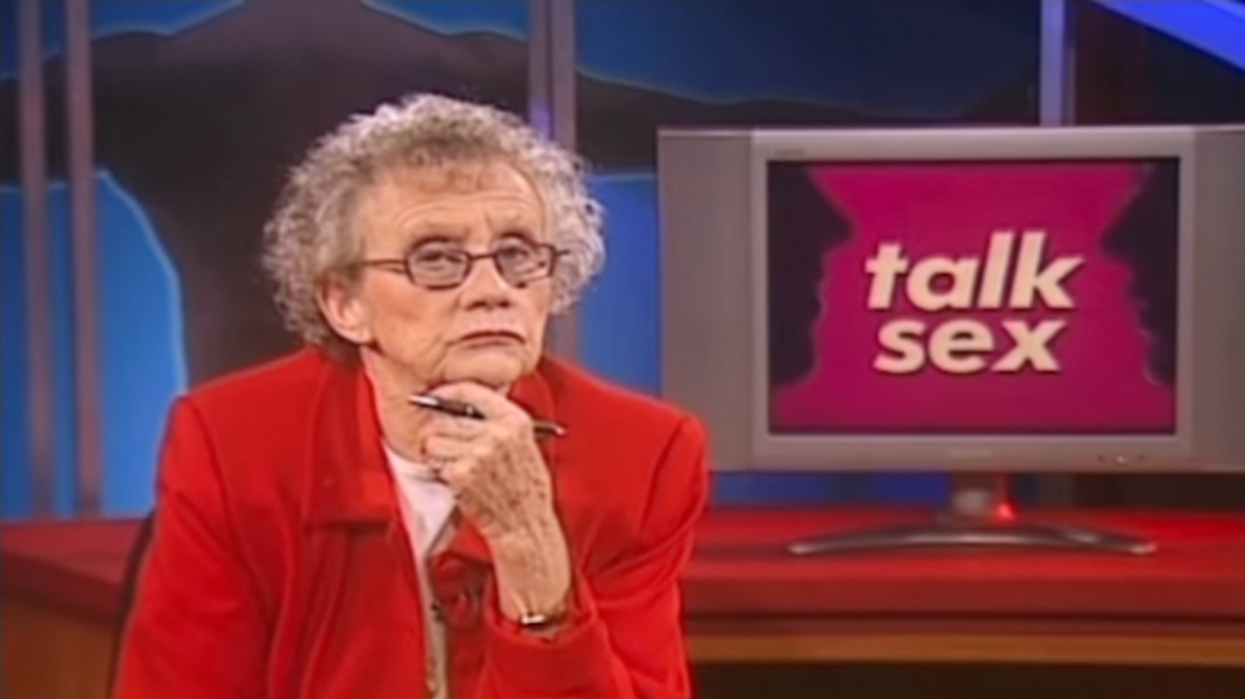 Canadian sex educator Sue Johanson on her "Talk Sex" show.