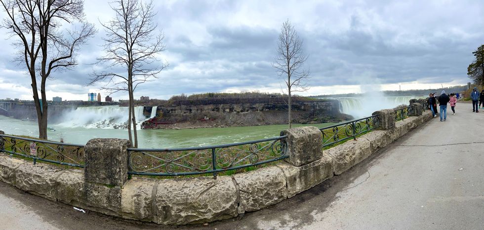 Canadian side of Niagara Falls.