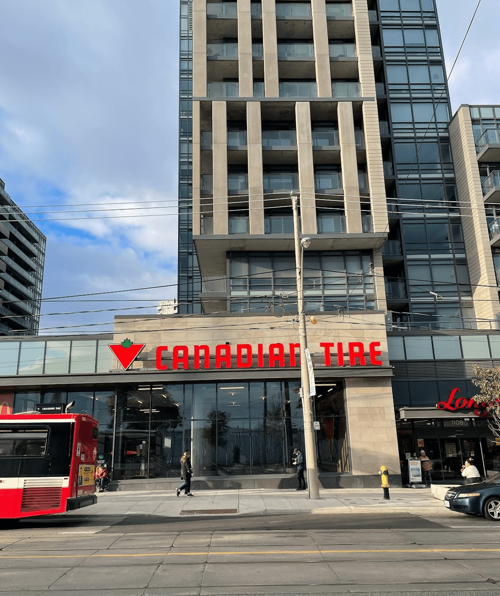 Canadian Tire storefront.