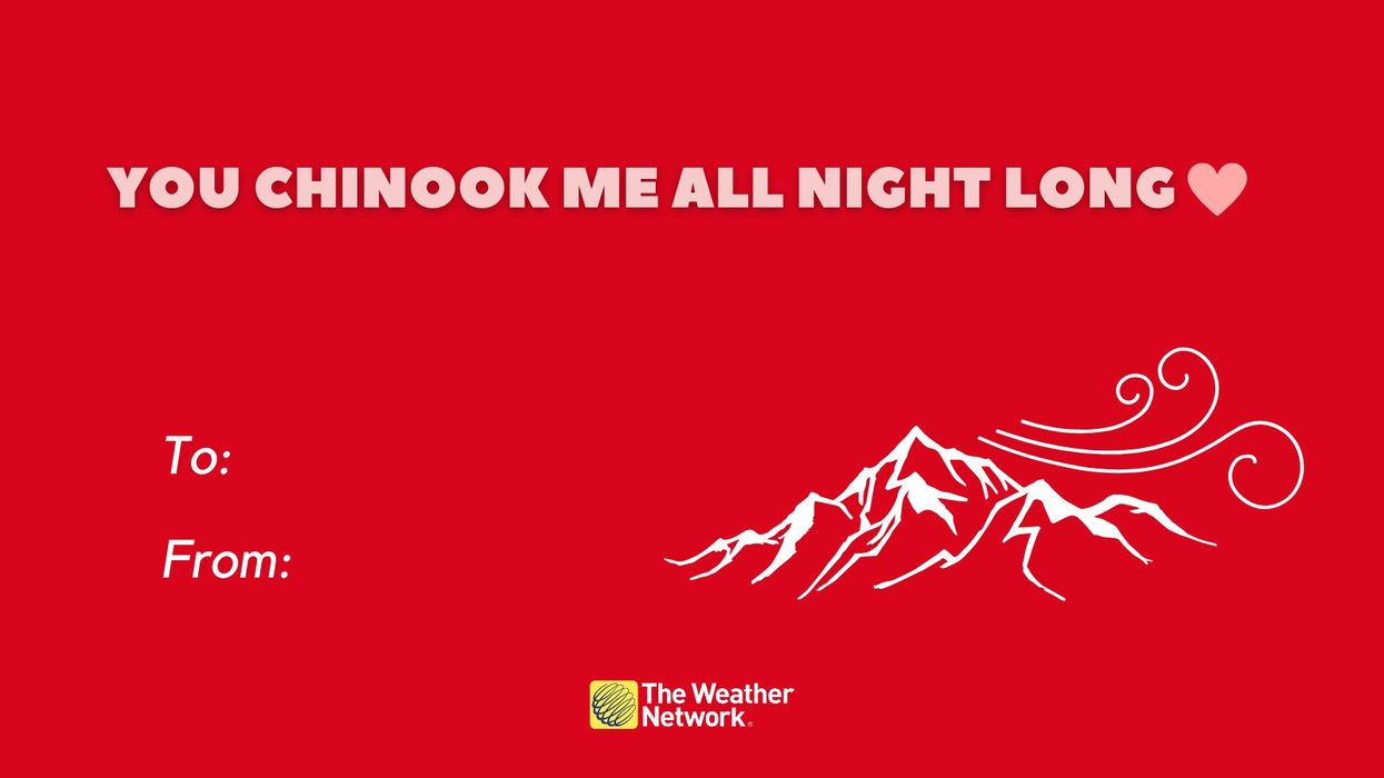 Canadian Valentine's Day Cards About The Weather Are So Punny