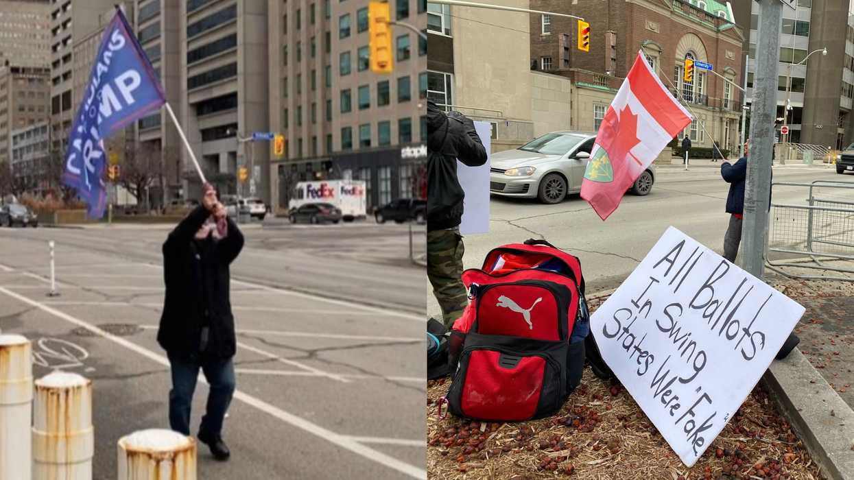 Canadians For Trump: Second Rally In One Week Takes Over Downtown Toronto (PHOTOS)
