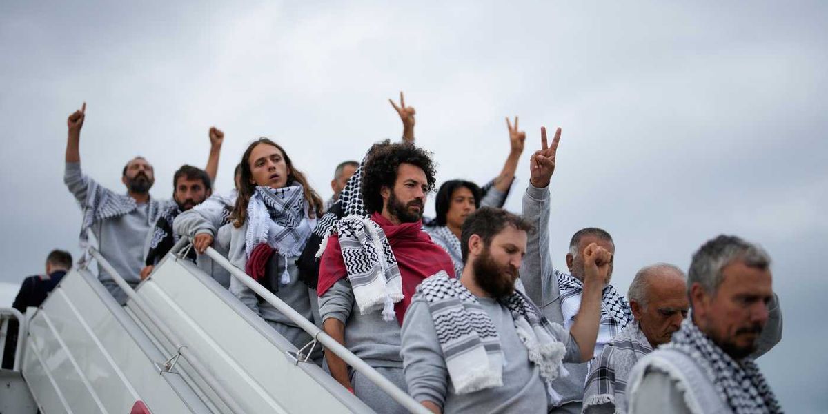 Canadians from Gaza flotilla to return to Canada after detainment by Israeli forces Canadians from Gaza flotilla to return to Canada after detainment by Israeli forces