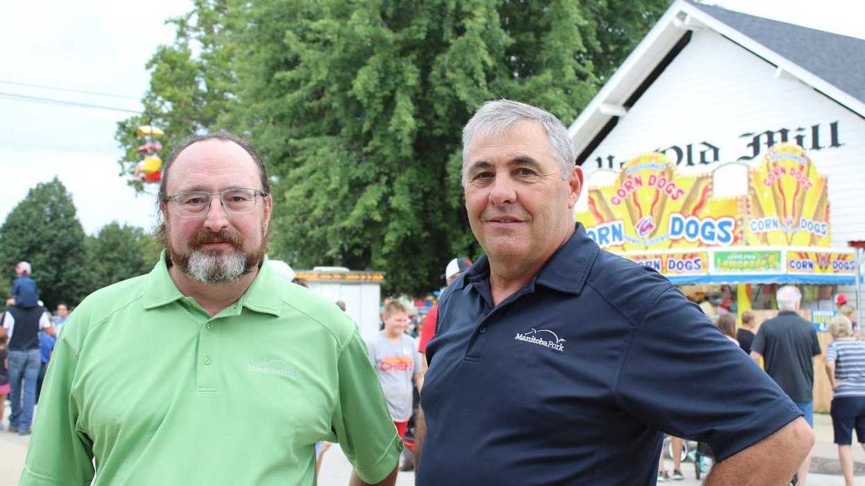 Canadians take trade, pork pitch to Iowa fair