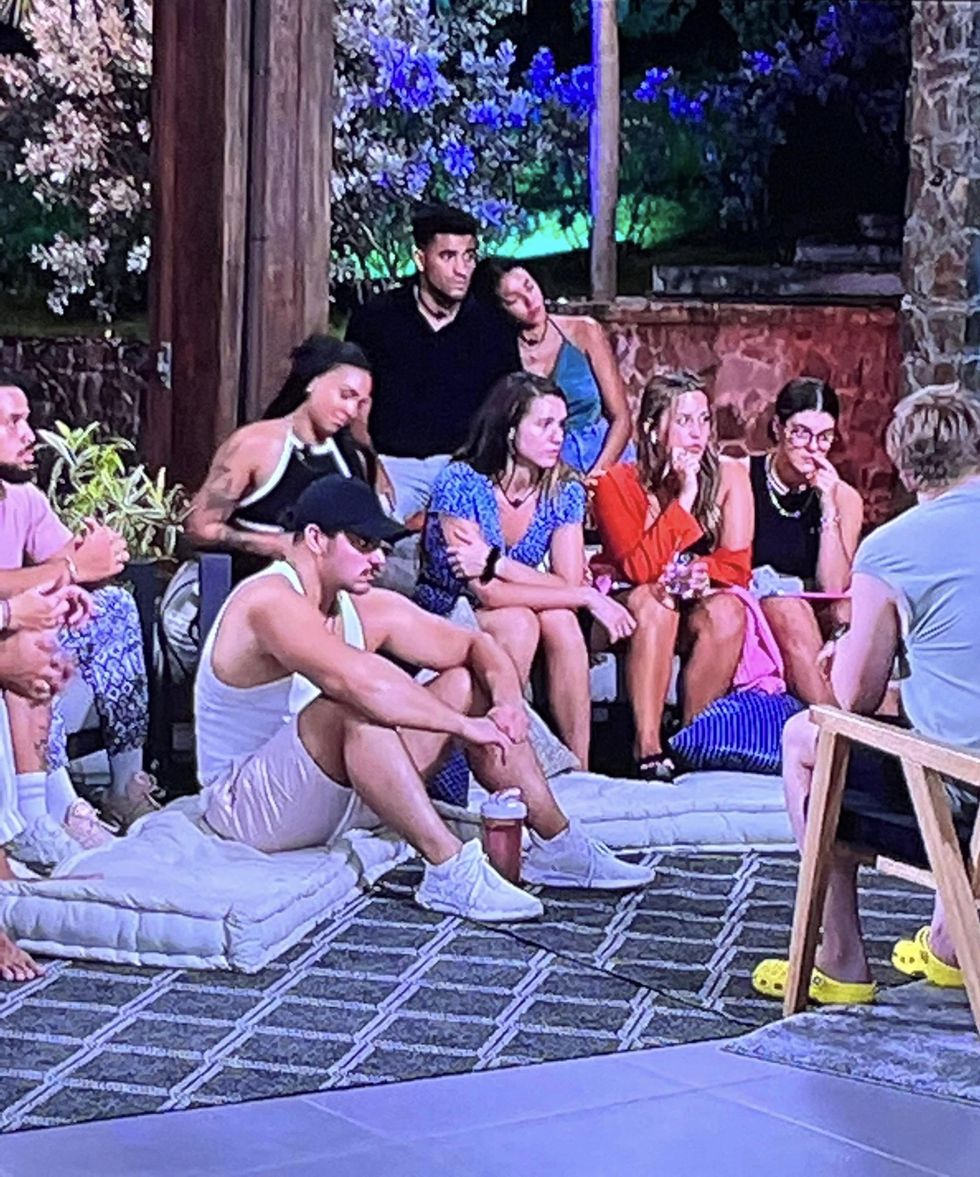 Candidats et candidates d'Occupation Double Martinique au dimanche d'intervention.