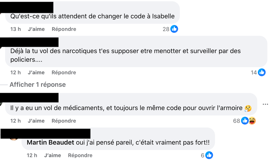 Capture d'\u00e9cran de la page Facebook de STAT.