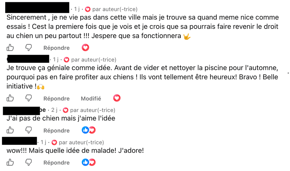 Capture d'\u00e9cran Facebook Ville de Saint-Hyacinthe.