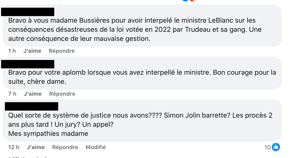 Capture d'\u00e9cran Facebook.