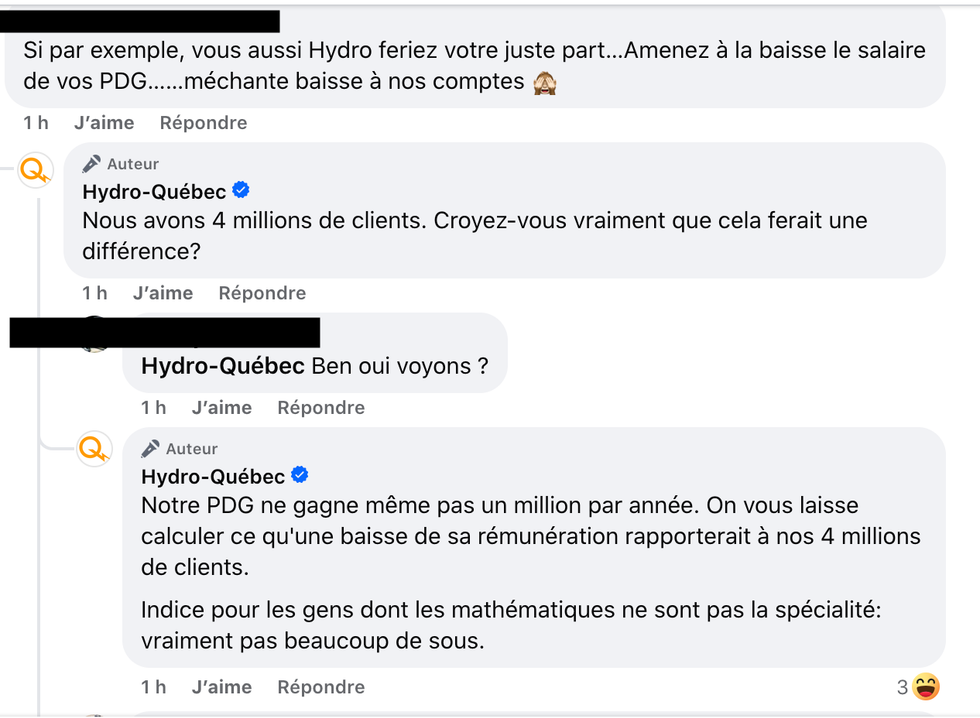 Capture d'\u00e9cran Hydro-Qu\u00e9bec.