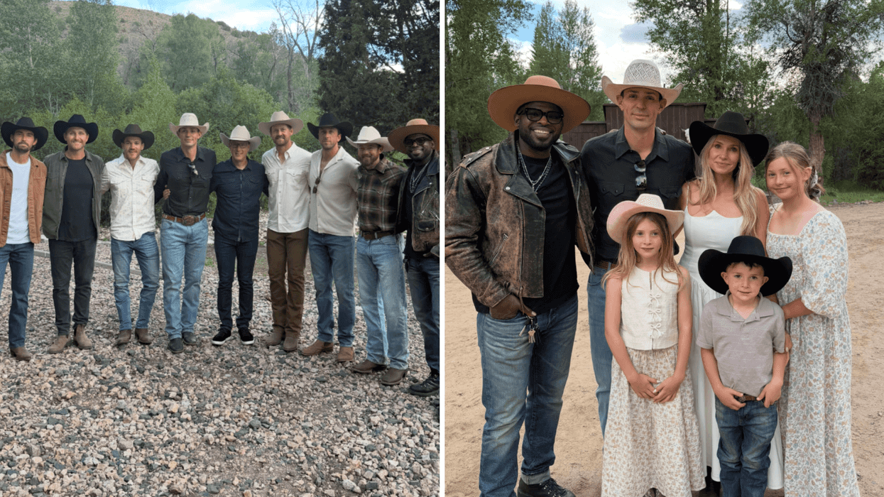 Carey Price, P.K. Subban et d'autres anciens joueurs du Canadien de Montréal. Droite : P.K. Subban, Carey Price, Angela Price et leurs enfants.
