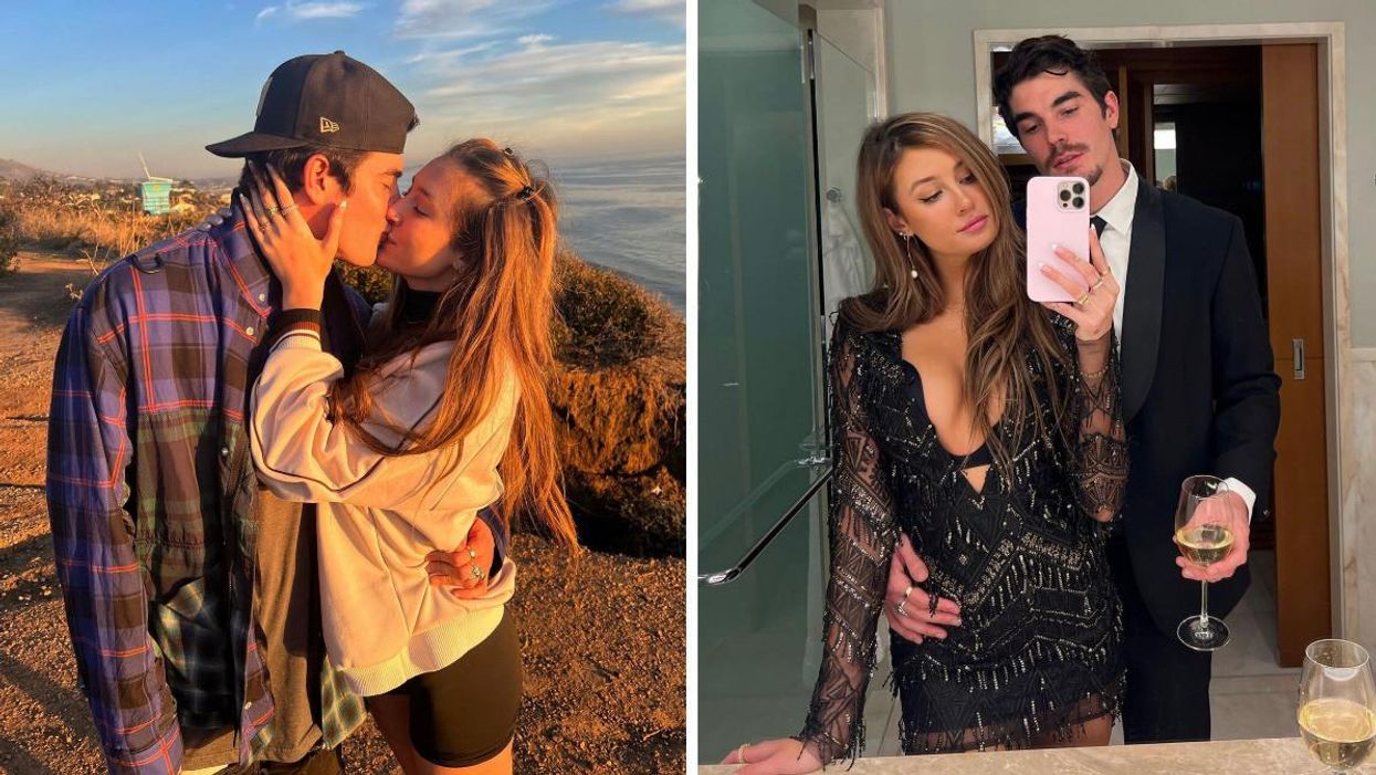 Carly Lawrence and boyfriend Bennett Sipes.