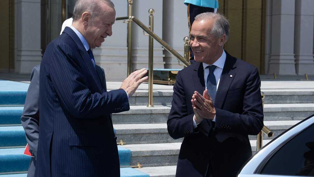 Carney gifted revolver by Turkish president