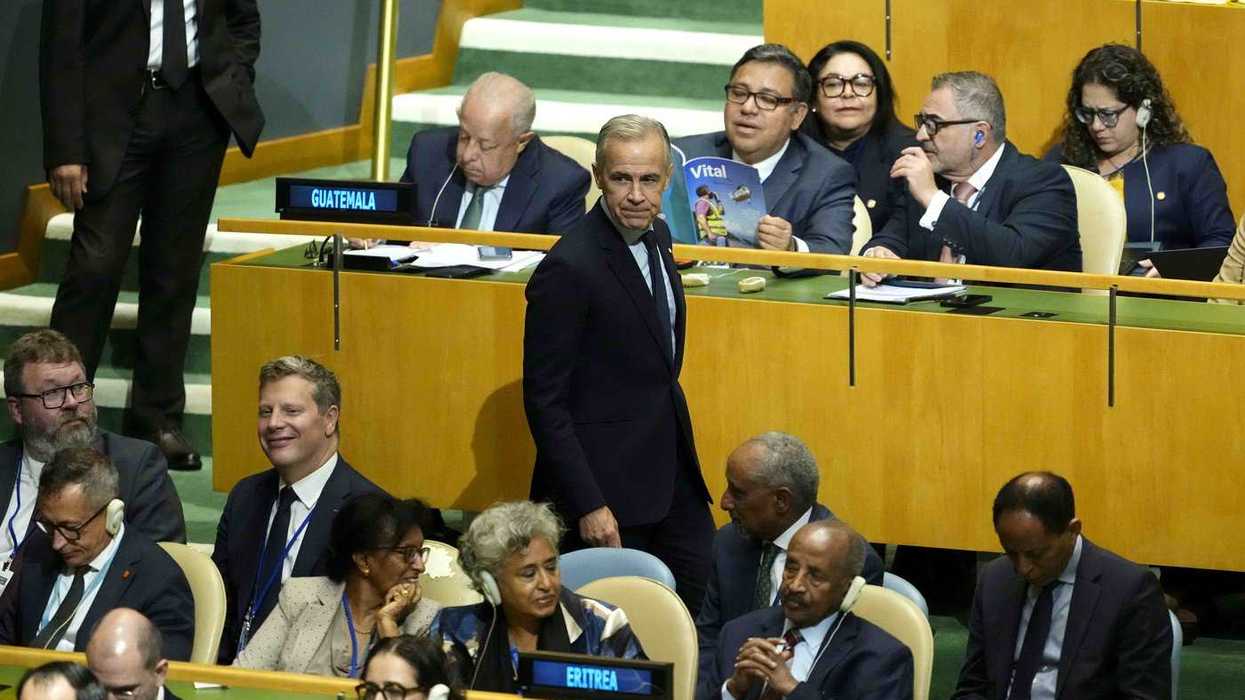 Carney pledges $100 million for Palestinians