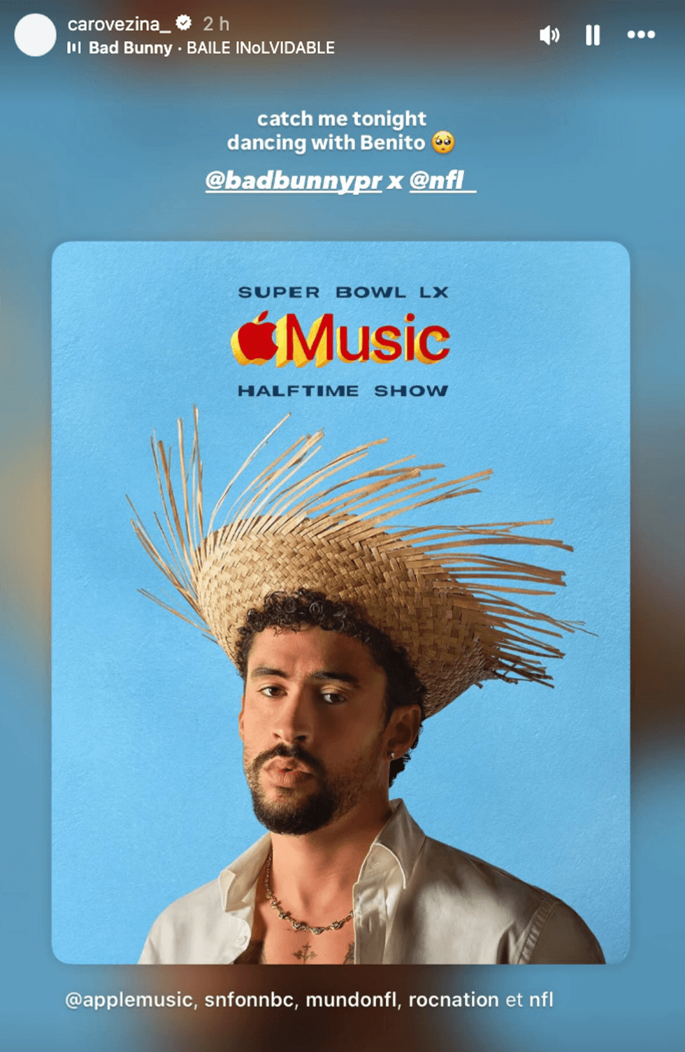 Caro V\u00e9zina va danser pour Bad Bunny pour le spectacle de la mi-temps du Super Bowl.
