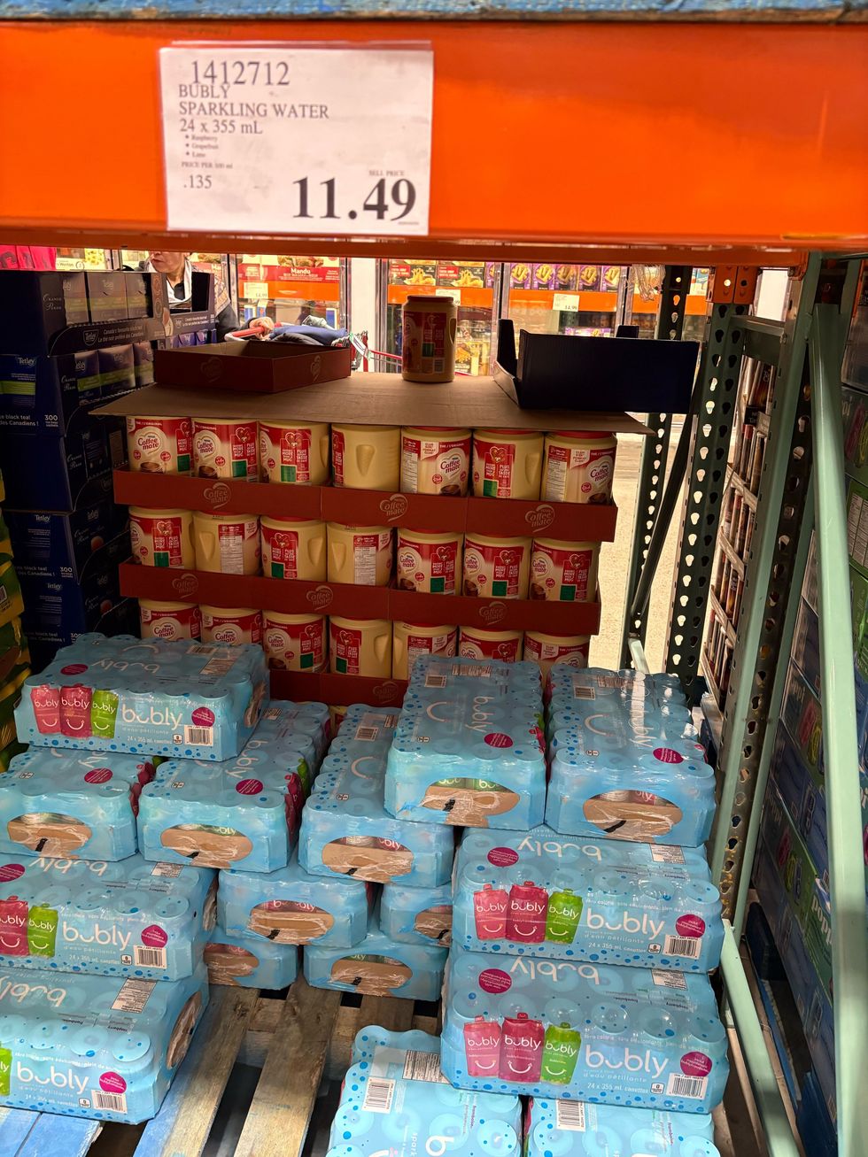 cases of bubly sparkling water at costco