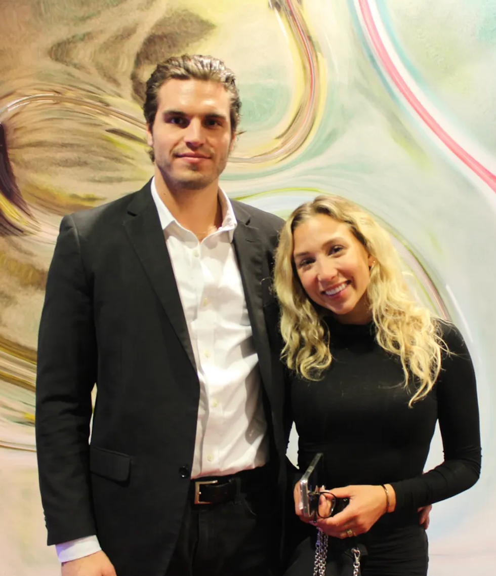 Catherine Bastien et son copain.